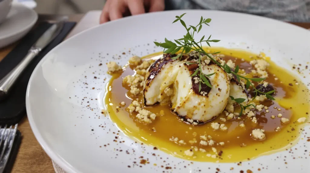 Aïoli à l'ail noir, encre de seiche et poulpe rôti… Le chef sétois Joan Jallet régale au championnat du monde de l