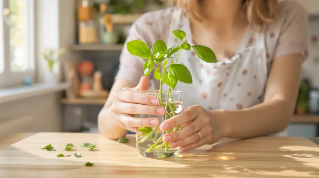 Basilic illimité : l'astuce pour en avoir tout l'été sans semis
