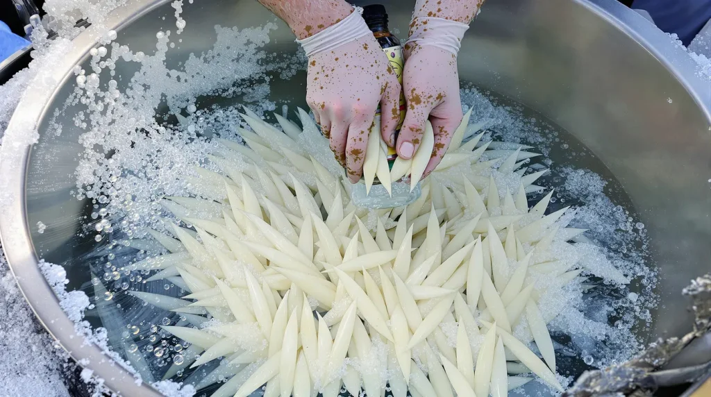 De la cueillette à l’aube au plongeon glacé, l’immuable ballet quotidien pour produire l’asperge parfaite dans le Loudunais
