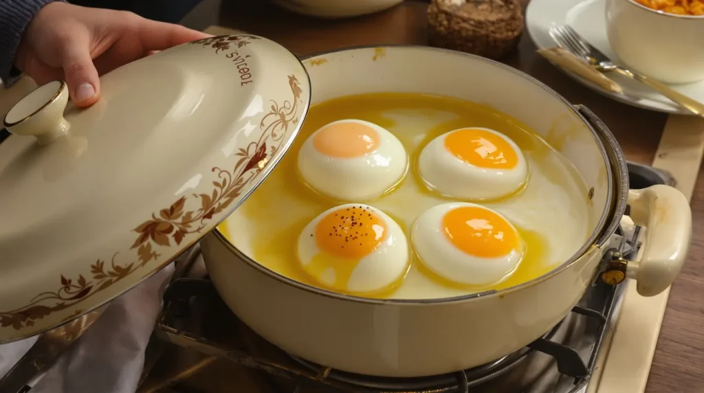 Encore plus fondants qu'à la poêle : les œufs au plat se préparaient comme ça autrefois