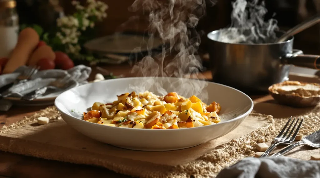 Gratin de pommes de terre, poireaux et carottes : fondant, parfaitement doré et ultra facile à préparer