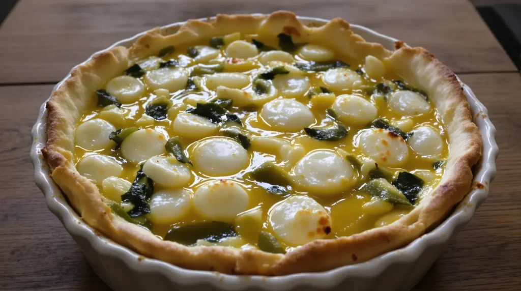 « J'ai remplacé la pâte par un ingrédient tout bête » : ma quiche poireaux-chèvre n'a jamais été si fondante