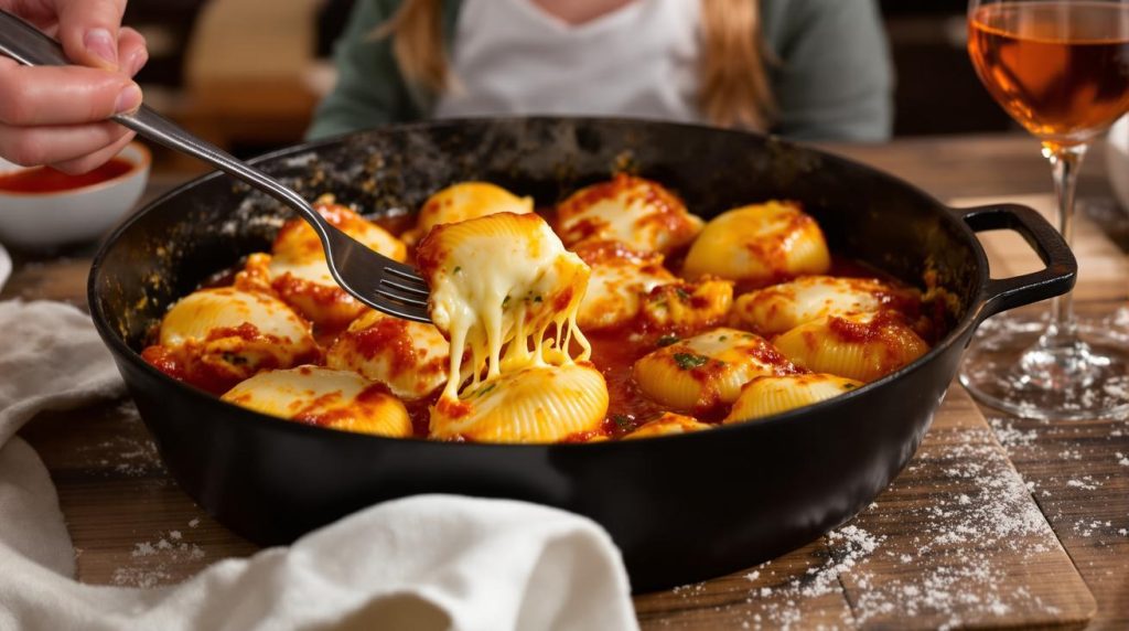 Ma fille a posé sa fourchette et m'a dit : « maman, c'est encore mieux que les lasagnes » (ces pâtes farcies au four ont bouleversé nos repas !)