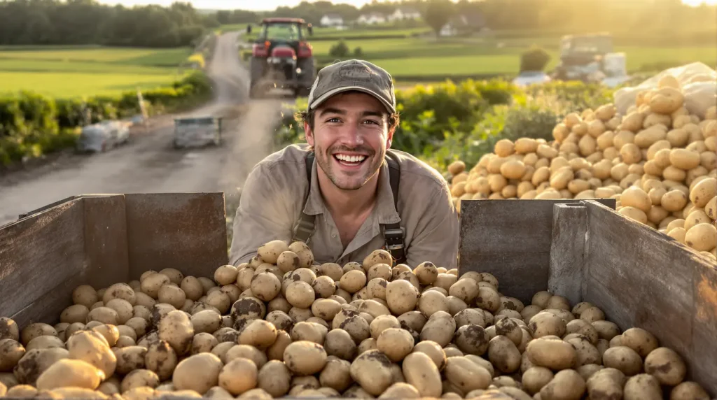 « On est un peu comme les Tuche » : sa passion pour la pomme de terre est devenue un vrai succès à Concremiers