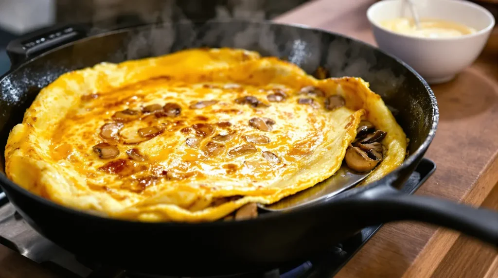 « Tout le monde rate ce geste » : Etchebest explique pourquoi nos omelettes aux champignons ne sont jamais moelleuses