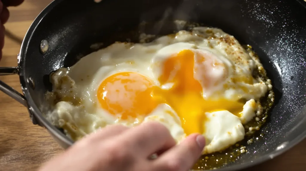 Des jaunes coulants et un blanc bien cuit : les œufs au plat parfaits se jouent d'un simple geste