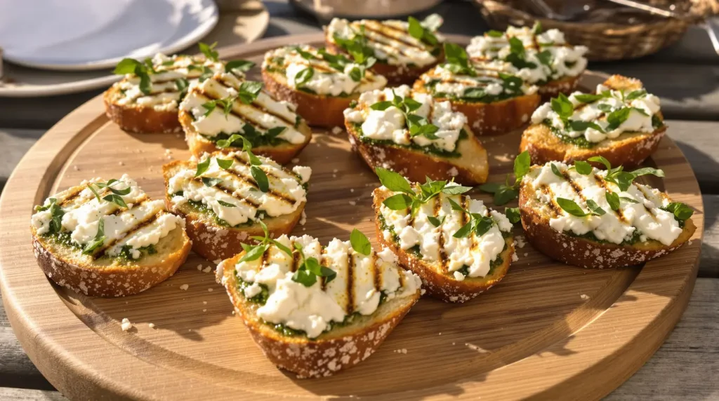 J'ai testé les crostini ricotta-pesto-petits pois de ma voisine italienne : depuis, je ne sers plus que cet apéro