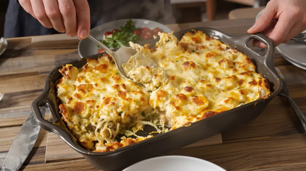 Mes enfants me demandent ce gratin de courgettes au poulet chaque semaine (je n'ai jamais vu un plat disparaître aussi vite !)