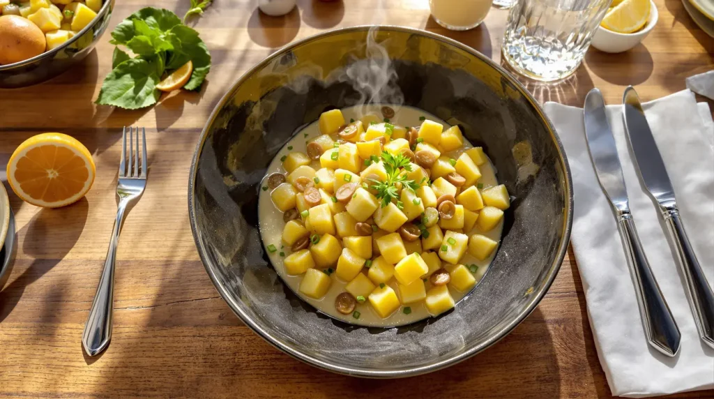 « On a tous reposé nos fourchettes au même moment » : cette salade de pommes de terre légèrement tiède a mis K.O. mon gratin du dimanche