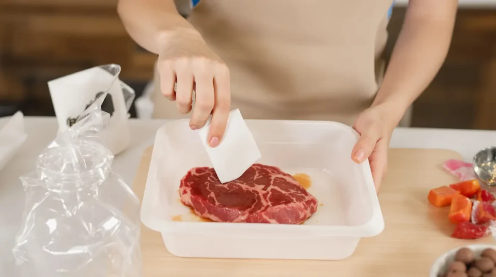 Papier absorbant des barquettes de viande : les gens sont surpris en découvrant son utilité réelle