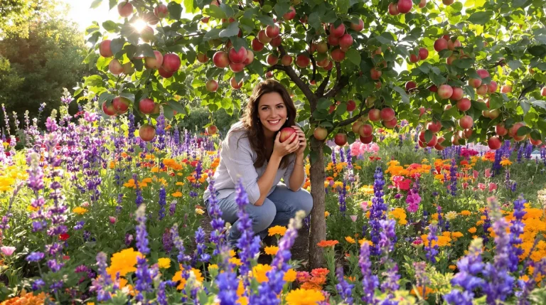 Plantées au pied des arbres, ces fleurs augmentent vos récoltes de fruits, voici pourquoi