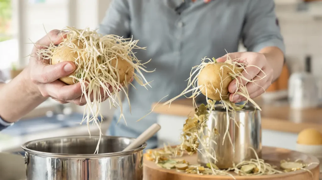 Tous les Français qui ont des pommes de terre germées dans la cuisine doivent faire ceci, c'est primordial