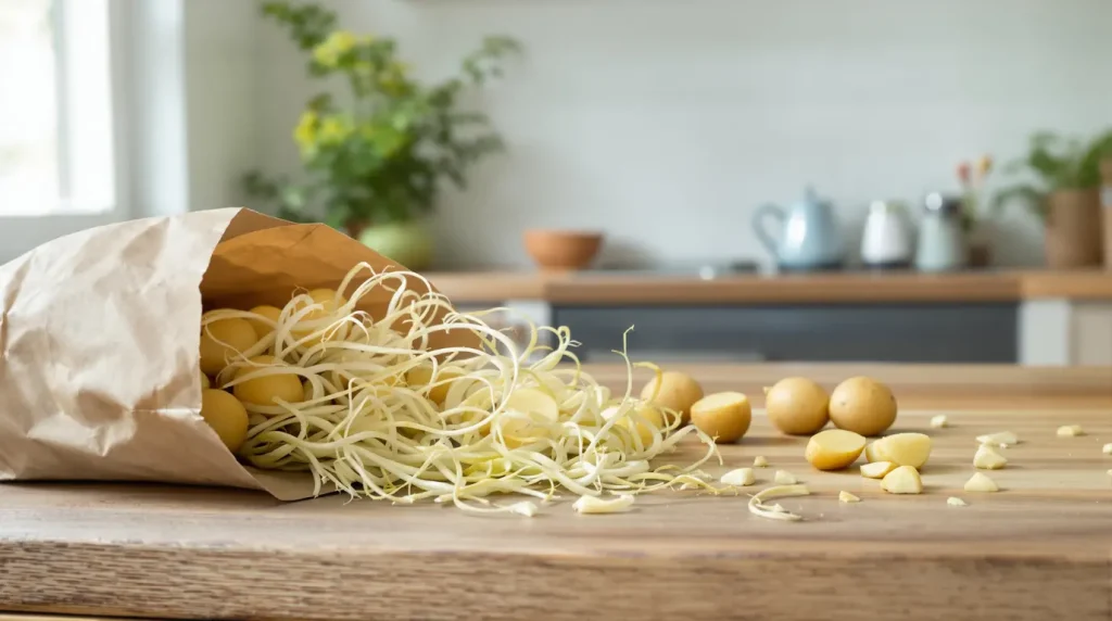 Voici précisément ce qu'il faut faire quand vos pommes de terre germent dans la cuisine