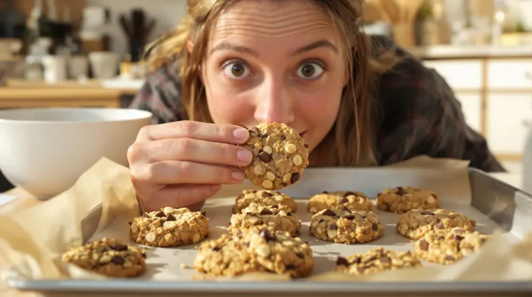 Cookies aux flocons d&rsquo;avoine : la recette saine sans beurre ni sucre avec seulement 3 ingrédients