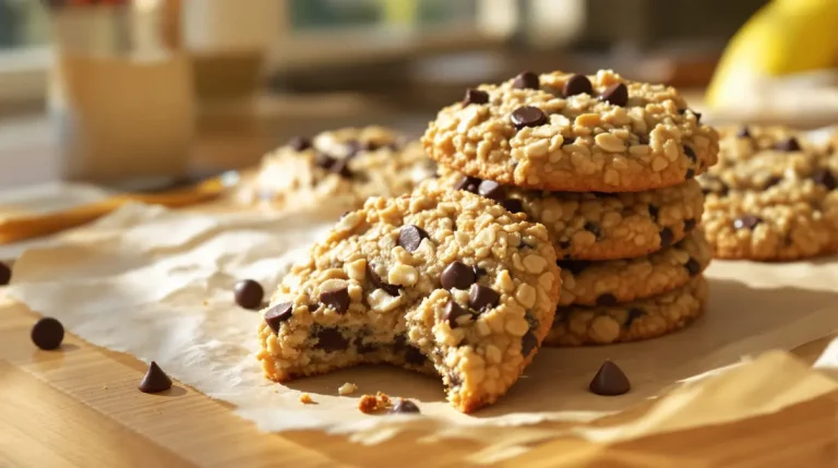 Cookies aux flocons d&rsquo;avoine : la recette sans beurre ni sucre en seulement 3 ingrédients